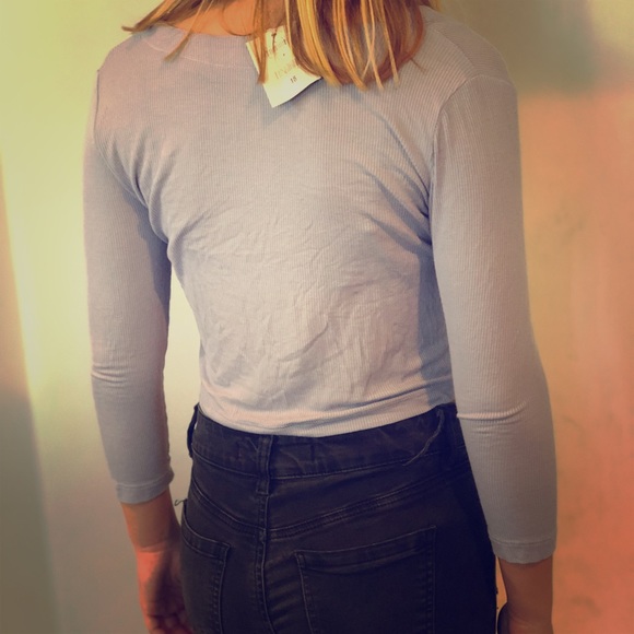 Brandy melville lace up top - Picture 2 of 2